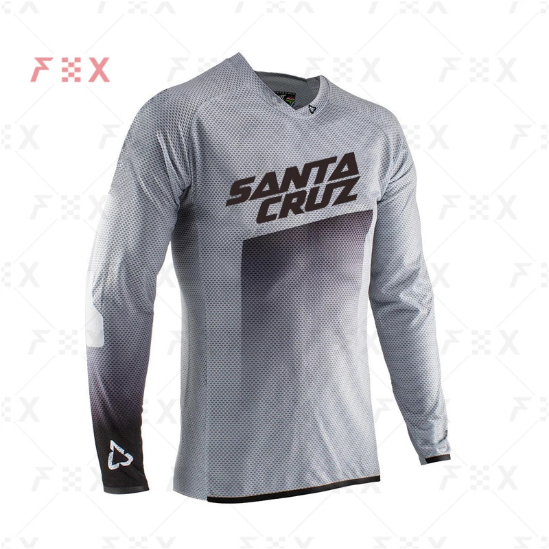 Горный велосипед Санта Круз Джерси мужские Горные рубашки для езды по бездорожью