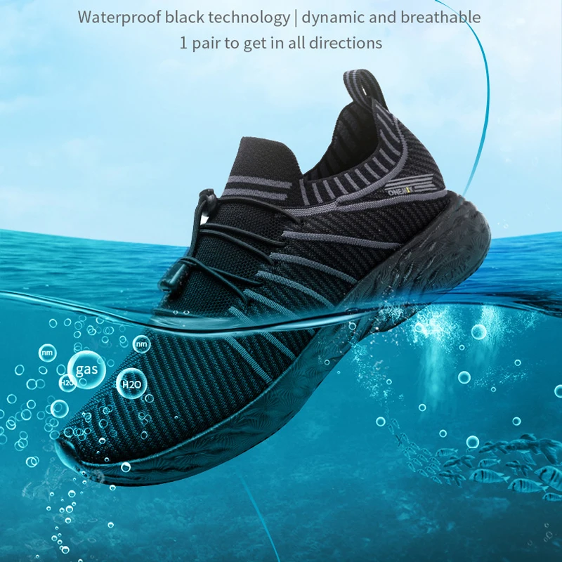 Кроссовки ONEMIX женские водонепроницаемые дышащие быстросохнущие для плавания