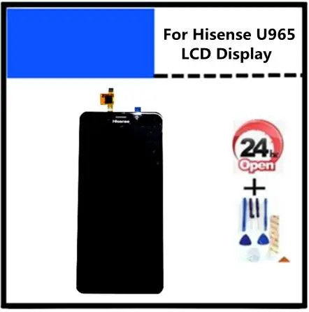 Для Hisense U965 ЖК дисплей сенсорный экран дигитайзер Замена Полный Ass|Экраны для