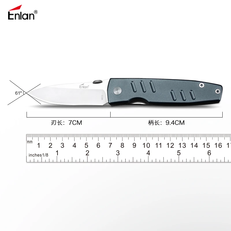 Enlan M013 58-60HRC складной нож инструмент для выживания кемпинга охотничий карманный нож тактический edc Открытый инструмент