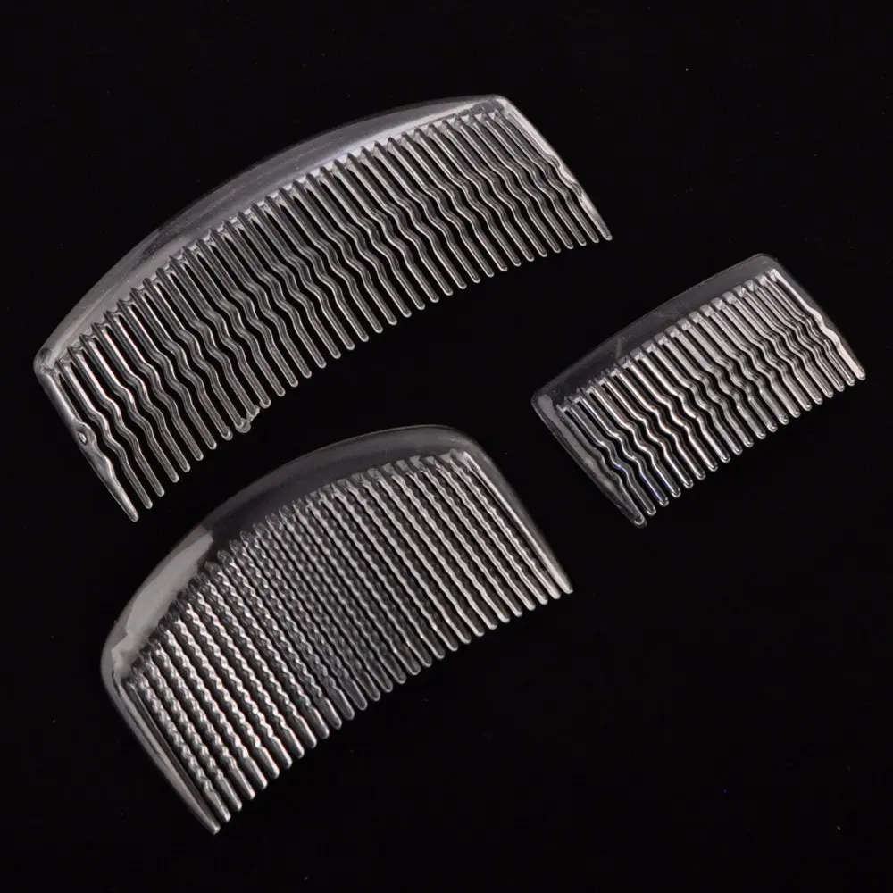 Гребень для волос Женский Пластиковый прозрачный белый 100 шт. | Украшения и