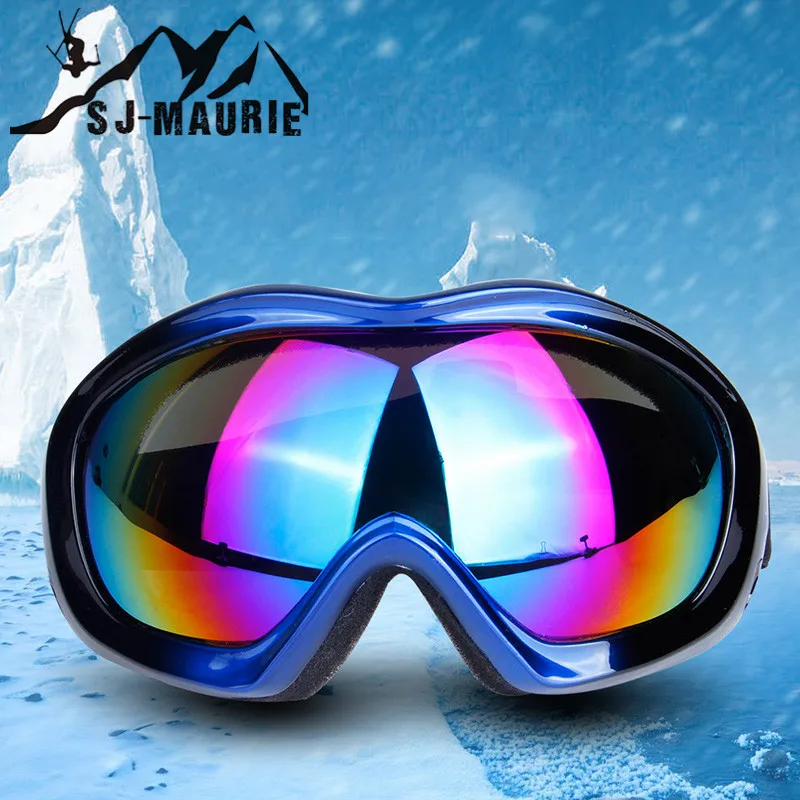 Мужские и женские профессиональные ветрозащитные противотуманные лыжные очки