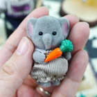 Новая семейная миниатюрная мебель, кукольный домик 1:12, детская игрушка, Гортон, слон, семейная ферма, набор инструментов, аксессуары, игрушки для девочек, подарок