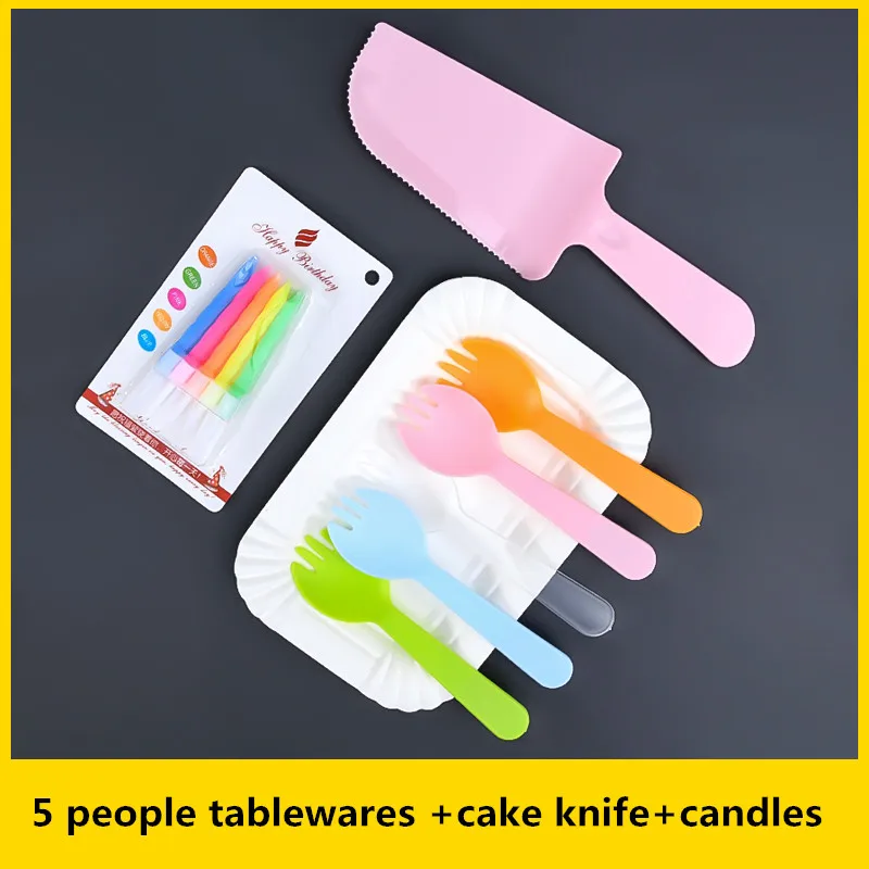 Cakelove набор одноразовых столовых приборов для торта вечерние принадлежности