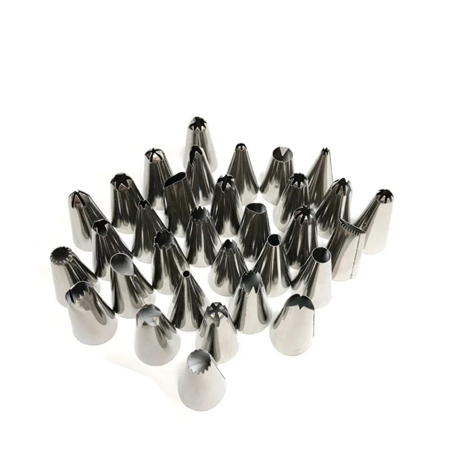 

New Arrials Icing Piping Cake Decorating Nozzle with Reusable TPU Decorating Bag for Kitchen Pastry Dessert