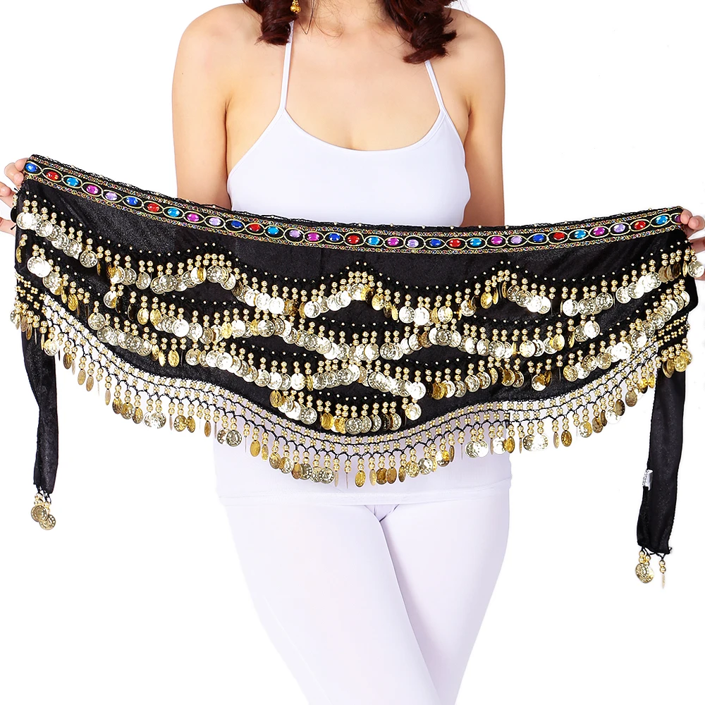 Индийский танец хип шарф Танцы юбкой в стиле хип-хоп для Бархат бисером