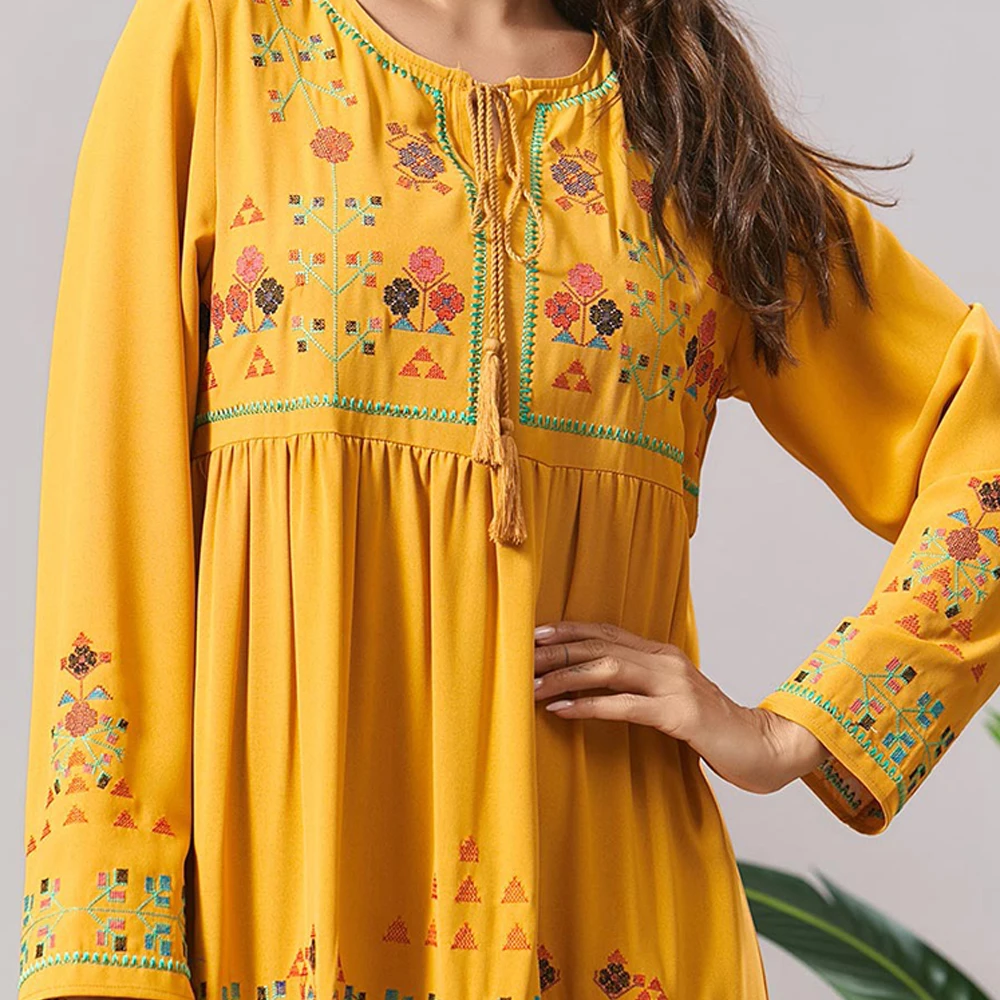 Abaya Кафтан Дубай мусульманский модный хиджаб платье Abayas макси платья для женщин