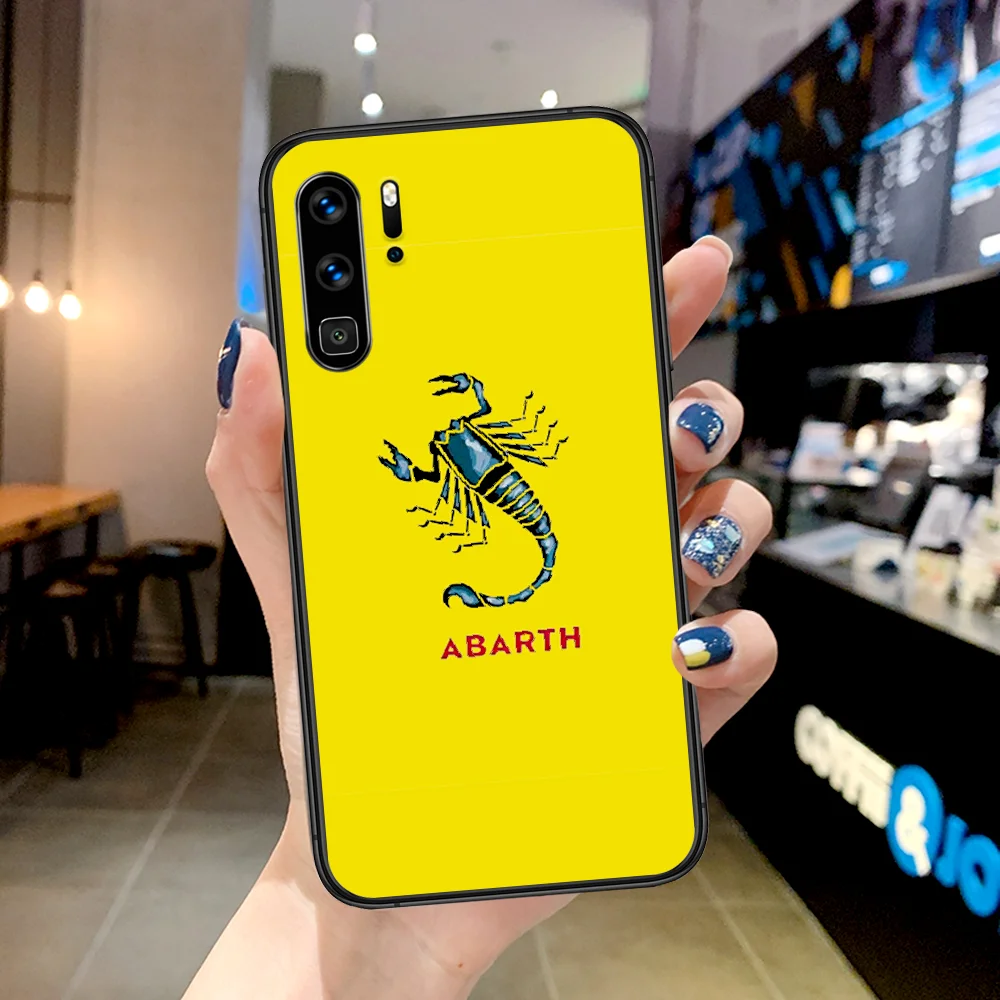 

CKarl Abarth logo Band Phone Case For Huawei P Mate Smart 10 20 30 40 Lite Z 2019 Pro black Back Pretty Waterproof Tpu Bumper
