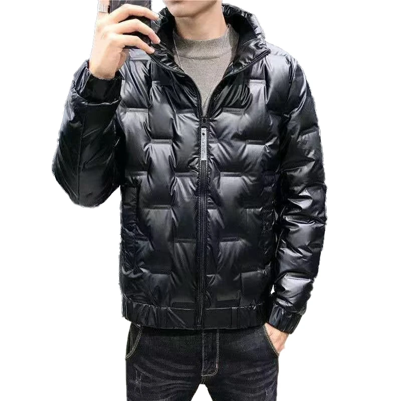 

Shiny Jacket Warm Coat Men Long Winter Parka New Glossy Men Jacket Men'S Down Jacket Manteau D'Hiver Long Pour Homme