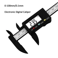 lcd digital caliper 100mm 0 1mm carbon fiber vernier caliper calliper micrometer digital ruler measuring tool carbon fiber ruler