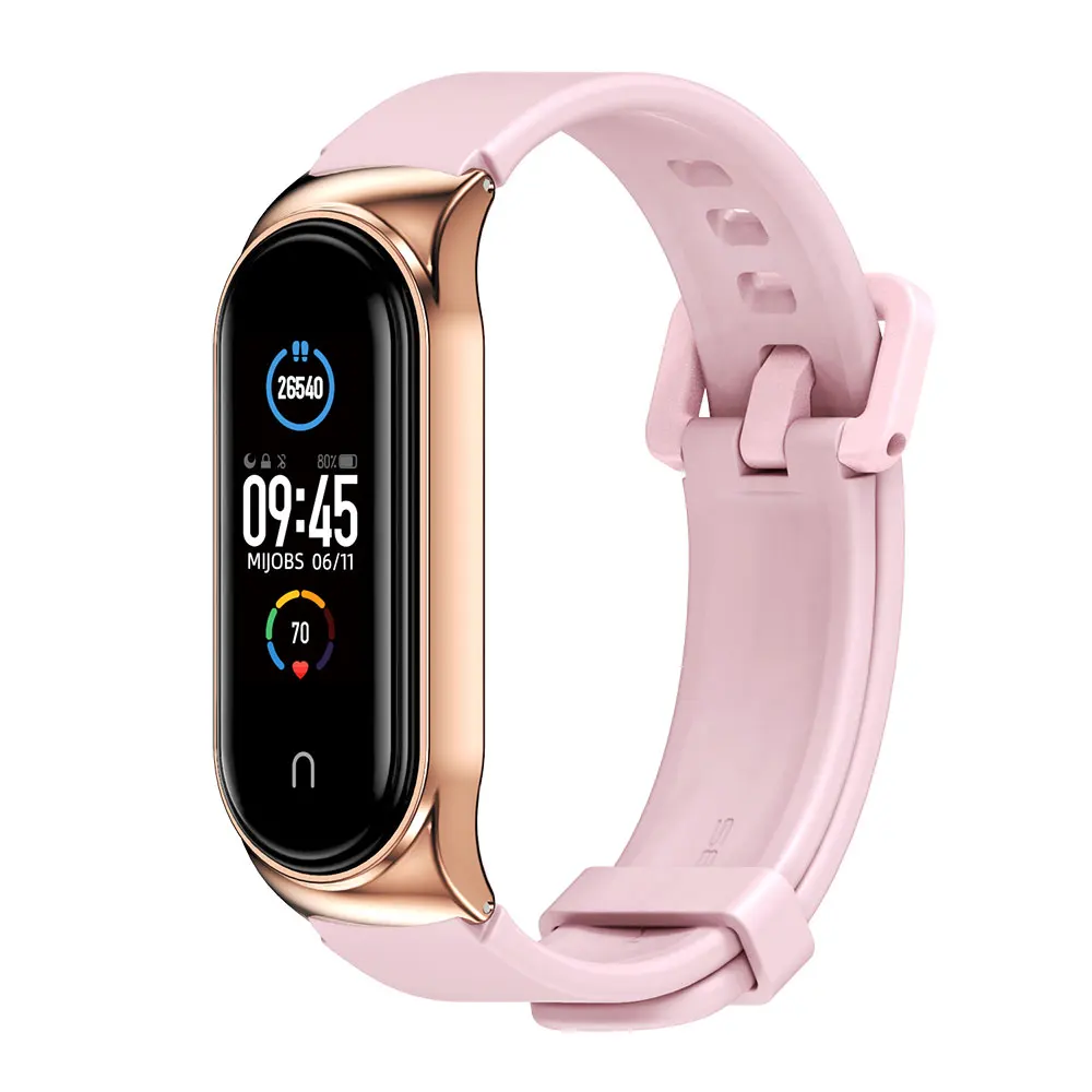Ремешок силиконовый сменный для Xiaomi Mi Band 5 4 3 6 7 браслет на запястье | Электроника
