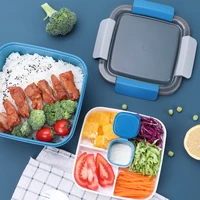 double layer plastic bento box students lunch box picnic box available in microwave food container tableware kitchen crisper