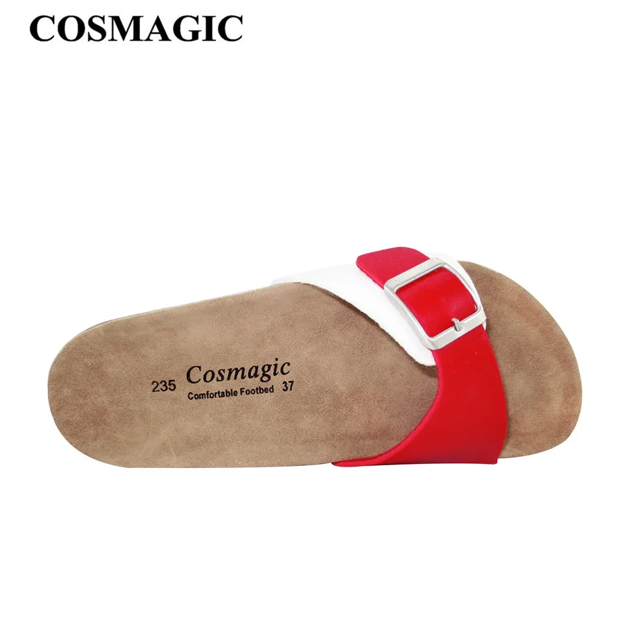 COSMAGIC 2021 новые модные летние пробковые тапочки женские повседневные пляжные