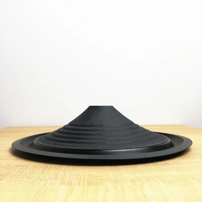 2pcs 8 Inch Woofer Bass Speaker Paper Cone Rubber Edge Corrugated Wave Thread Drum Papers Basin 195mm 26 mm Core 39 Height |