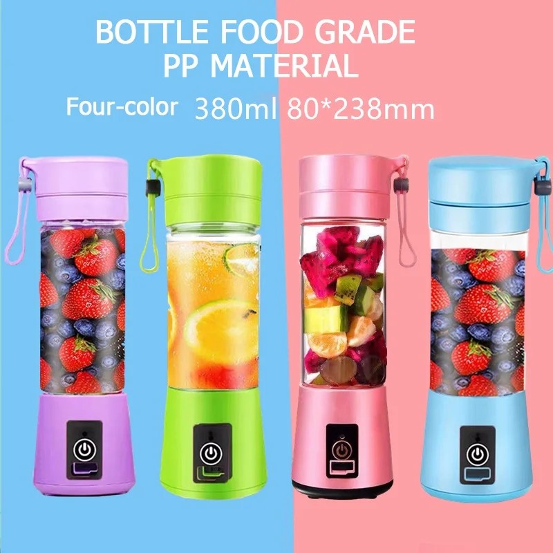

portable blender usb mixer electric juicer machine smoothie blender mini food processor personal blender cup juice CF18