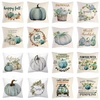 4pcs 18x18 inch fall pillowcases set thanksgiving pillow covers for home autumn pumpkin farmhouse grateful throw pillowcase