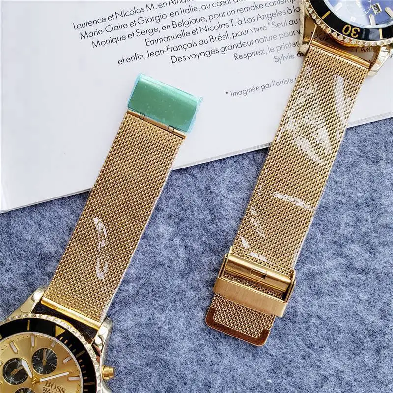 

Luxury Brand quartz women Watches Quartz men Watch Stainless Steel Strap wristwatch classic business dress boss watch 8968