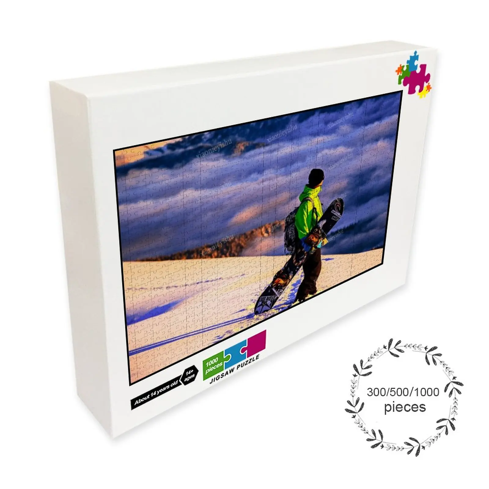 

Ski Wooden Puzzle 300 500 1000 Pieces Puzzle Family Game Gift Toy Comics Challenging Wall Decoration