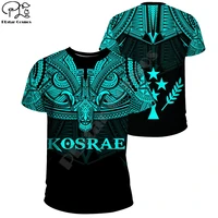 plstar cosmos 2021 polynesia new fashion menwomen kosrae t shirts 3d print designed summer short sleeve tee brand tops style 13