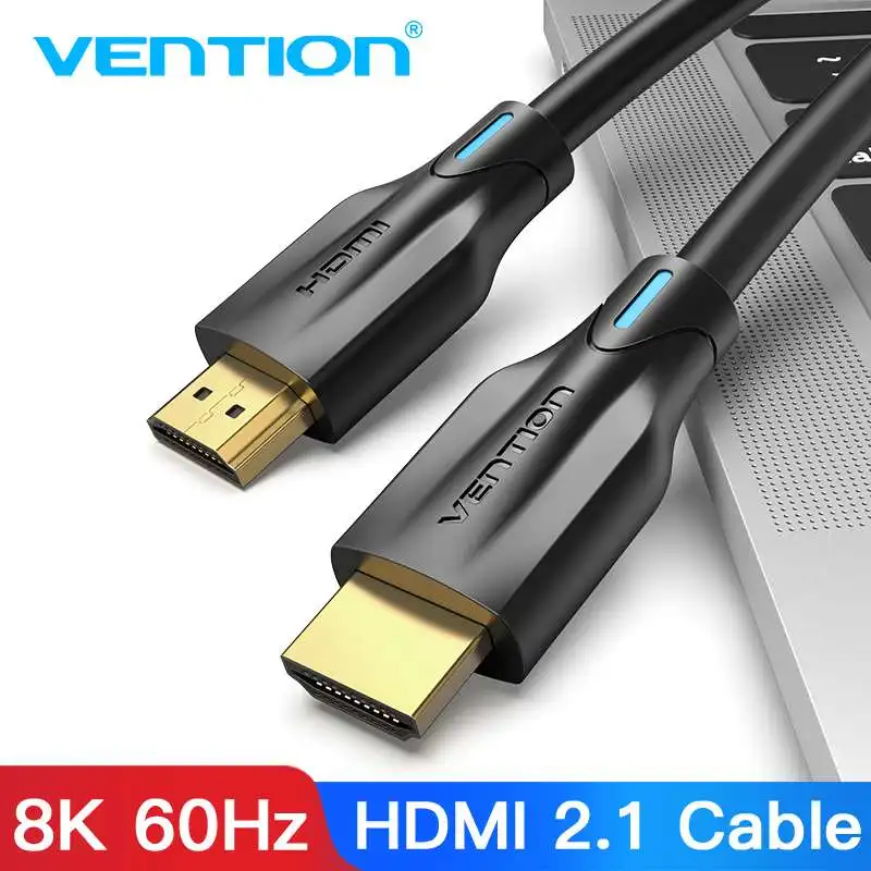 Кабель HDMI 2.1 Vention 4K 120 Гц 3D высокоскоростной 48 Гбит / с для PS4 Splitter Switch Box Extender Audio Video 8K on.