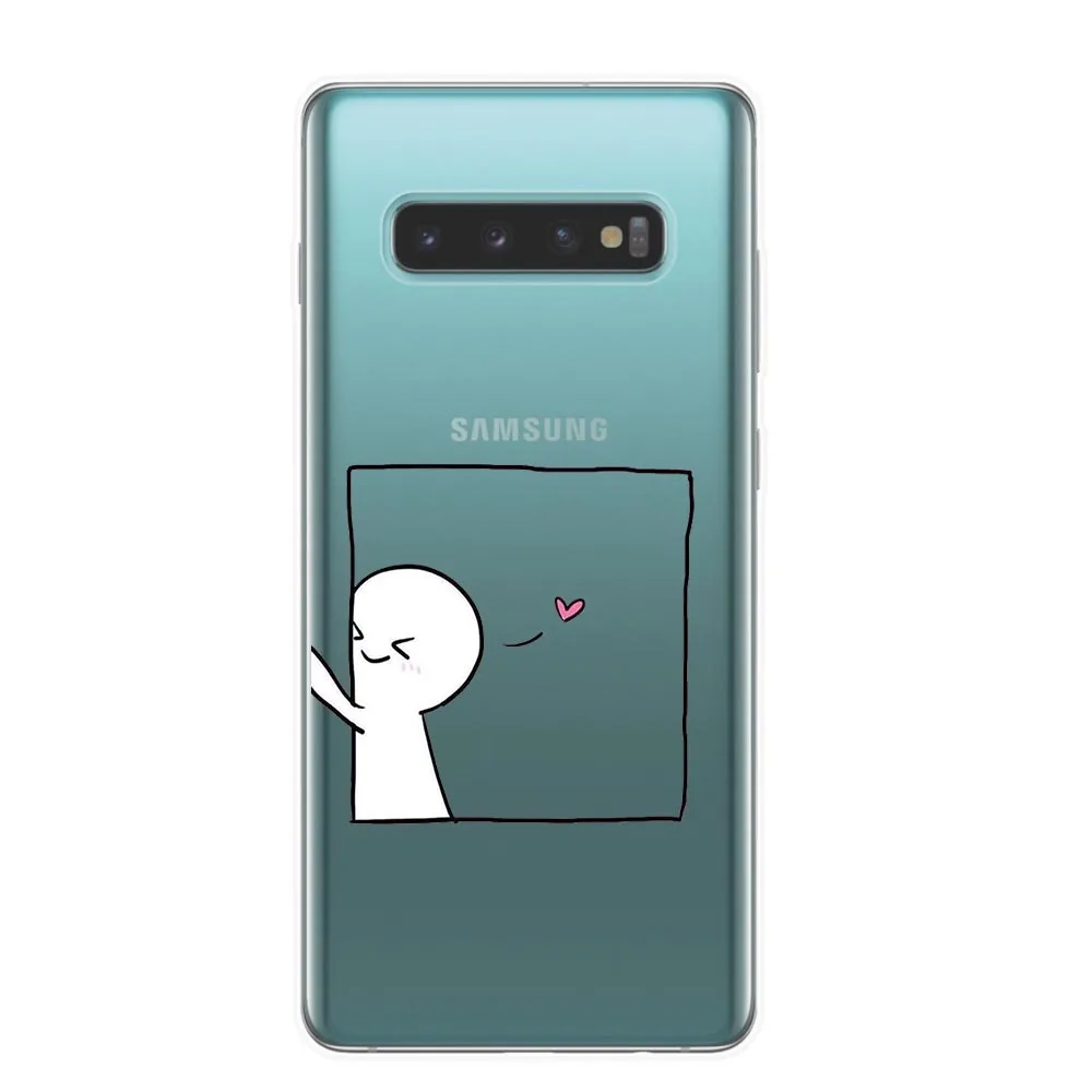 Мягкий силиконовый чехол для Samsung S6 S7 Edge S8 S9 S10 Plus Lite S10E | Мобильные телефоны и