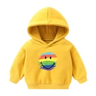 Милые свитшоты для маленьких мальчиков, Осенняя детская одежда, худи на Рождество для мальчиков и девочек, верхняя одежда, костюм, 2021 детская одежда