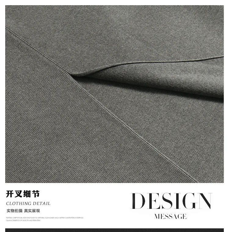 INNASOFAN knitted skirt Women's Autumn-winter sexy high waist skirt Fashionable high-end chic long solid skirt
