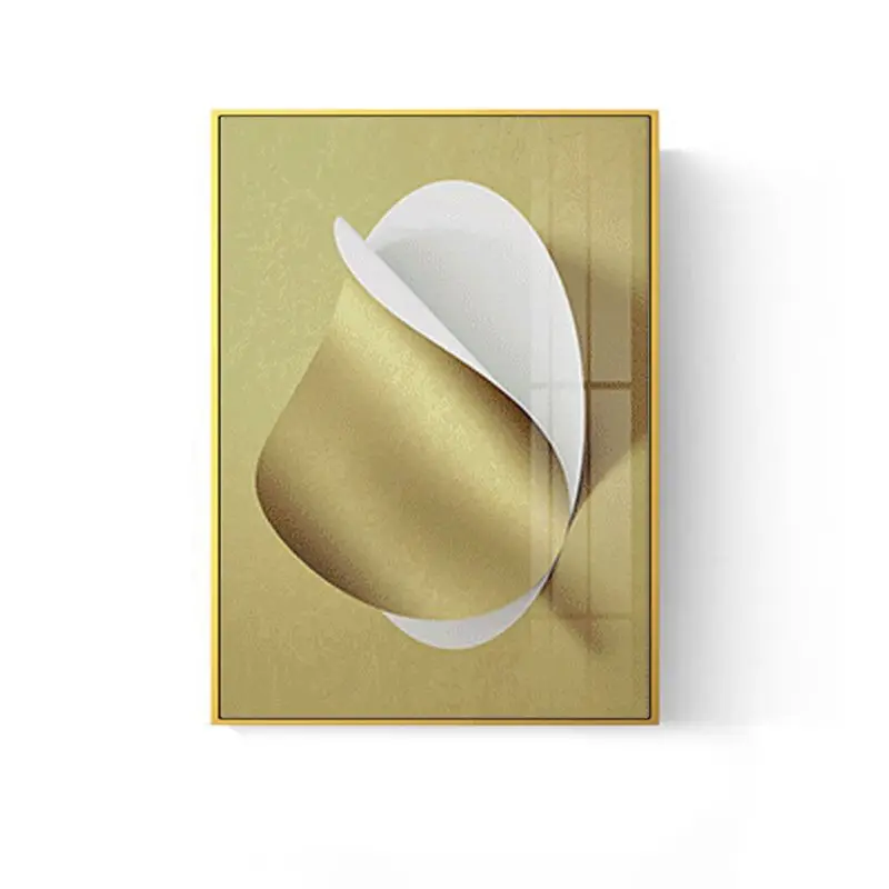 

Modern Living Room Decorative Painting Light Luxury Abstract Background Wall Hanging Porch Creative Oil Geometric Triple Mural