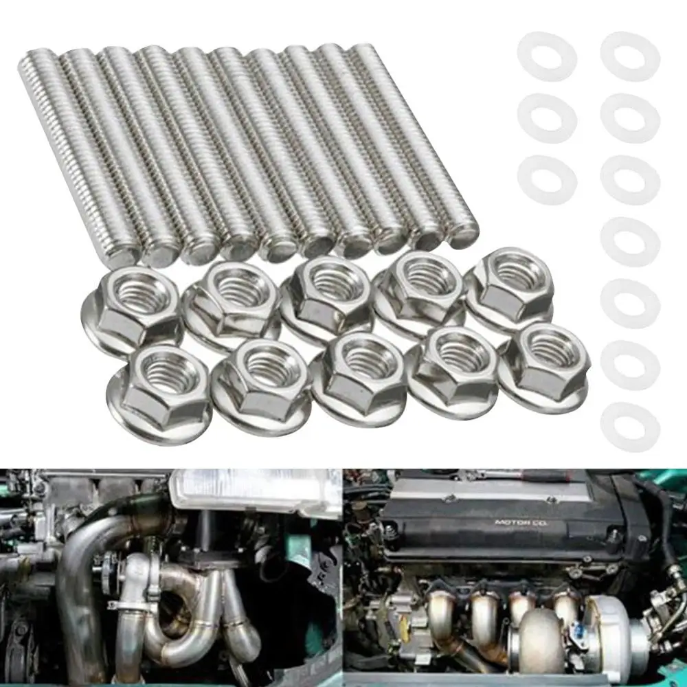 Комплект удлиненных болтов для впускного коллектора B C D H F b18 GSR SI | Автомобили и