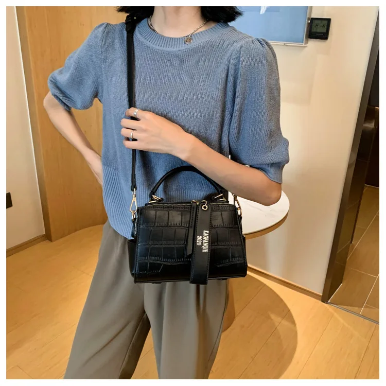 

Tote Bags For Women's Handbag Bucket Bag Small Purse Cell Phone Shoulder Bag Black Solid Fashion Cross Body Zipper Bags Purse