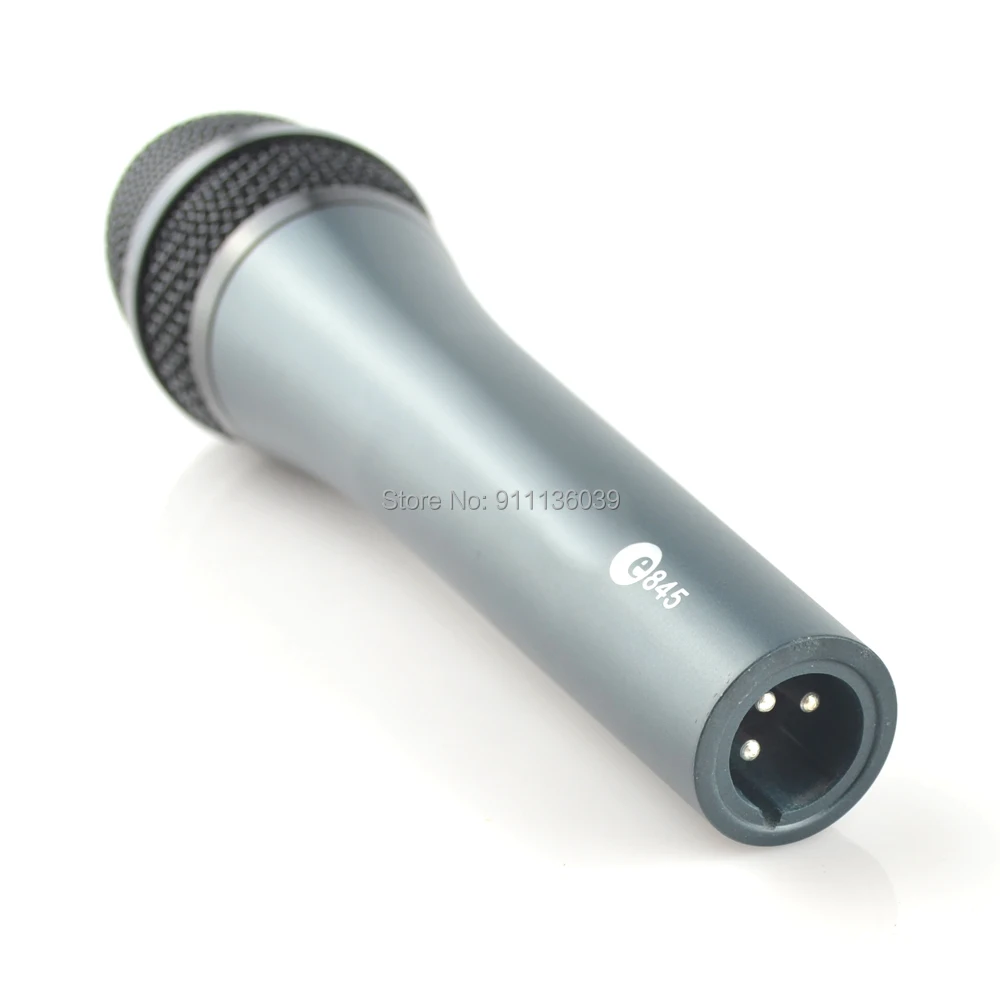 

Free shipping,High Quality E845 Professional Dynamic Wired Microphone ,e845 wired sennheisertype vocal microphone