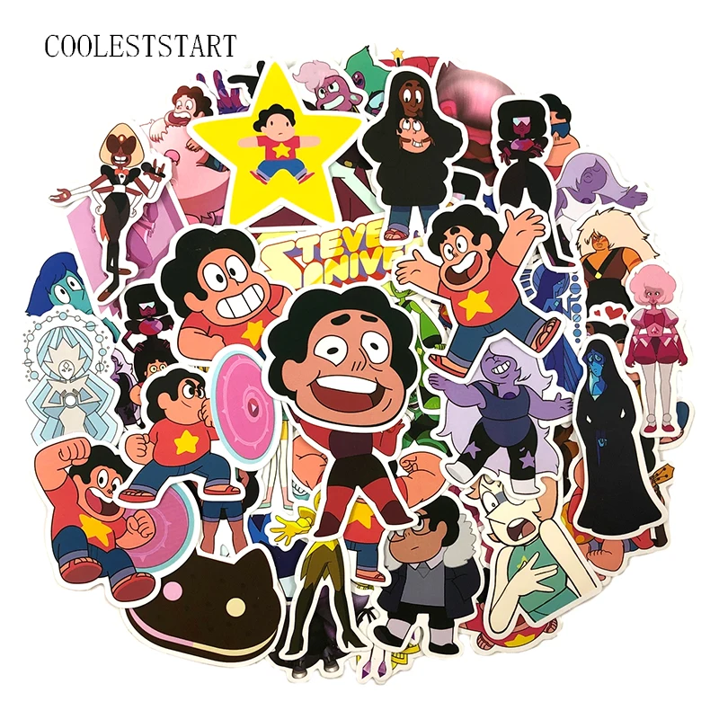 10/50 шт./упаковка Мультяшные Стикеры для багажа скейтборда ноутбука мотоцикла -