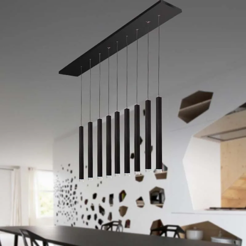 Изготовленная на заказ лампа алюминиевый бар квадратный светодиодный подвесной