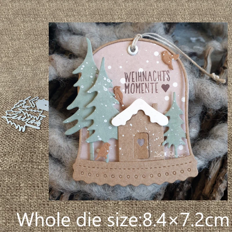 

Новый дизайн, металлический трафарет для рукоделия, пресс-формы для украшения дома и деревьев, высечки для альбомов, бумажных карточек, рель...