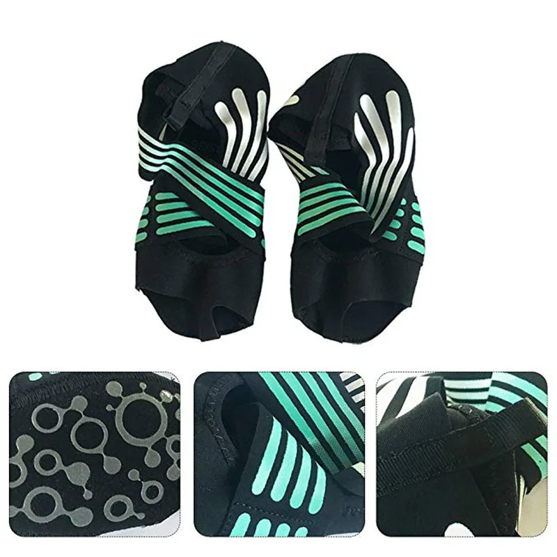 3 цвета модные женские нескользящие носки для йоги фитнеса топ занятия танцами