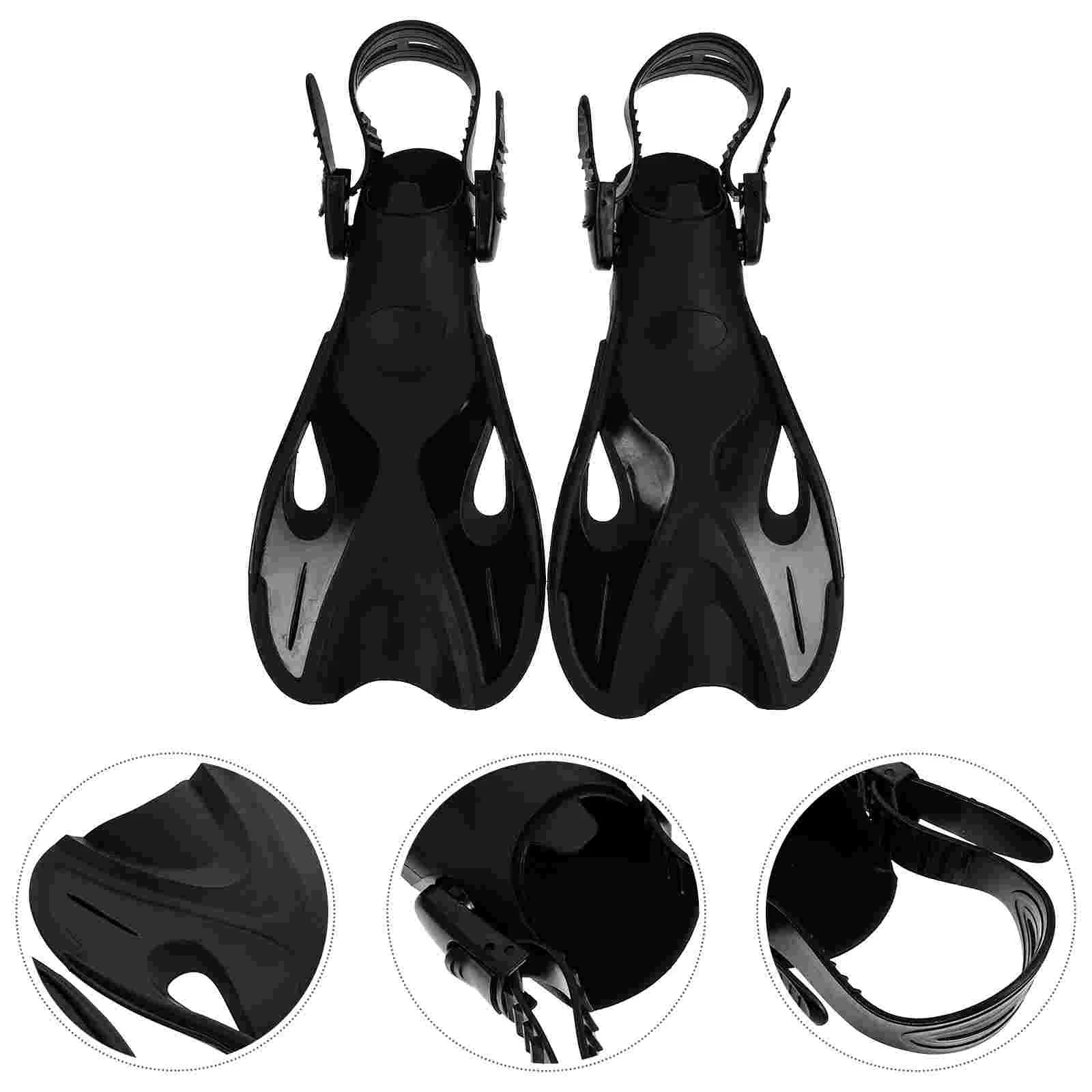 

1 Pair Swimming Shoes Scuba Diving Open Stub Flippers Kids Swim Training
