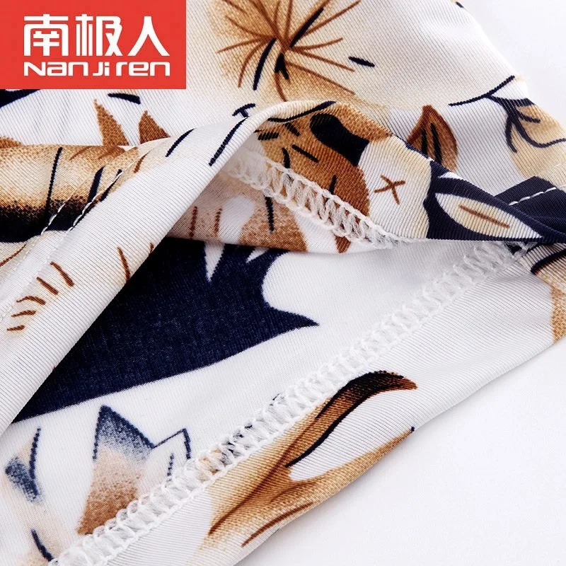 Men Boxer Shorts Underwear Male Boxers Homme Ice Silk Boxershorts Panties Underpants Breathable Comfortable Print Sexy Shorts