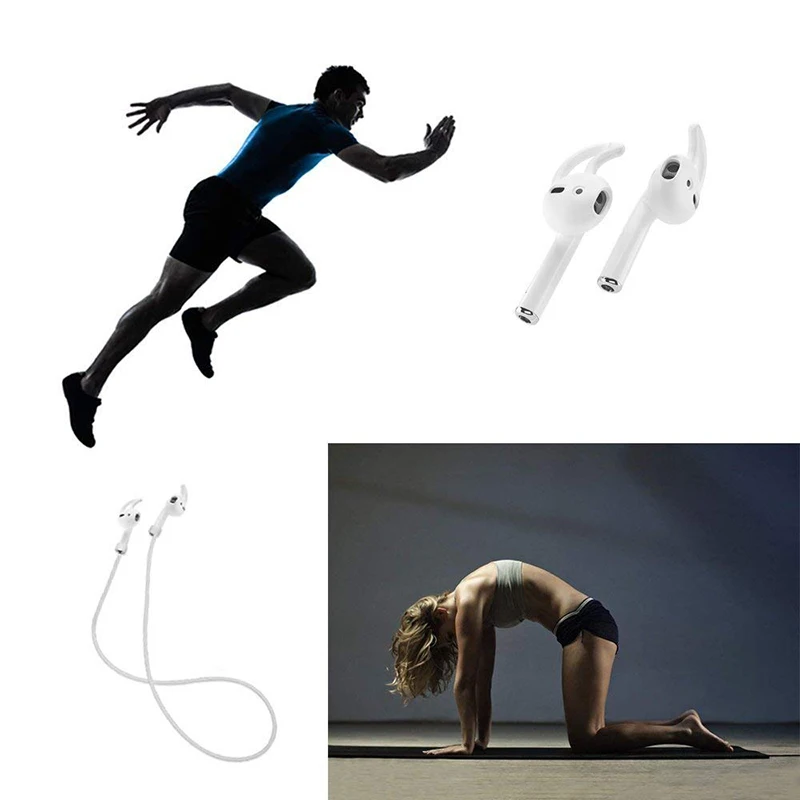 Мини Bluetooth наушники силиконовый чехол анти шок протектор с портативным крючком