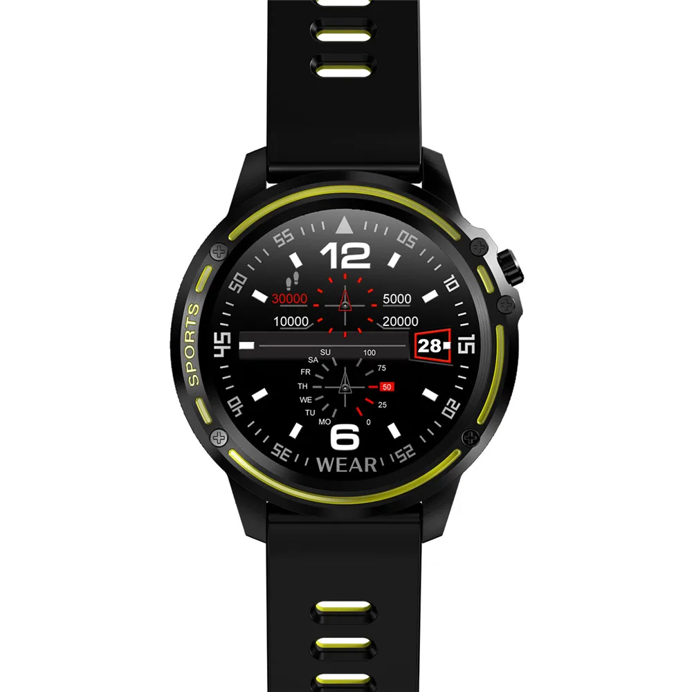 Greentiger новые L8 Смарт-часы для мужчин ЭКГ+ PPG IP68 Водонепроницаемый кровяное давление фитнес-трекер для измерения сердечного ритма спортивные Смарт-часы VS L5 L7