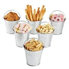 Творческий Большой 10 см с металлическими заклепками; Туфли-лодочки ведро печенья контейнер картофель на день рождения вечерние украшения дети свадебные украшения Baby Shower коробка конфет