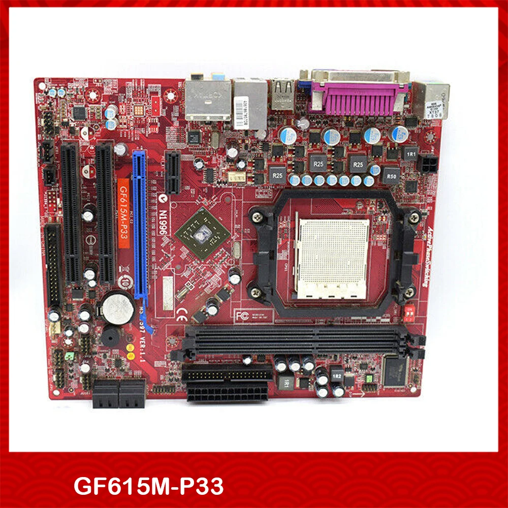 

Original Desktop Motherboard For MSI GF615M-P33 AM3 DDR3 VG Support Windows 10 64-Bit Fully Tested Good Quality