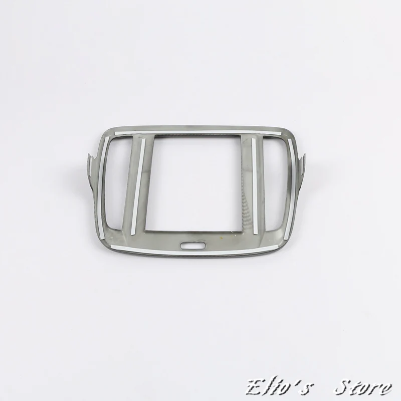 

Car Styling ABS Plastic Interior Dashboard Navigation Frame Central Air Vent Outlet Cover Trim For VOLVO XC40 2018 2019 2020