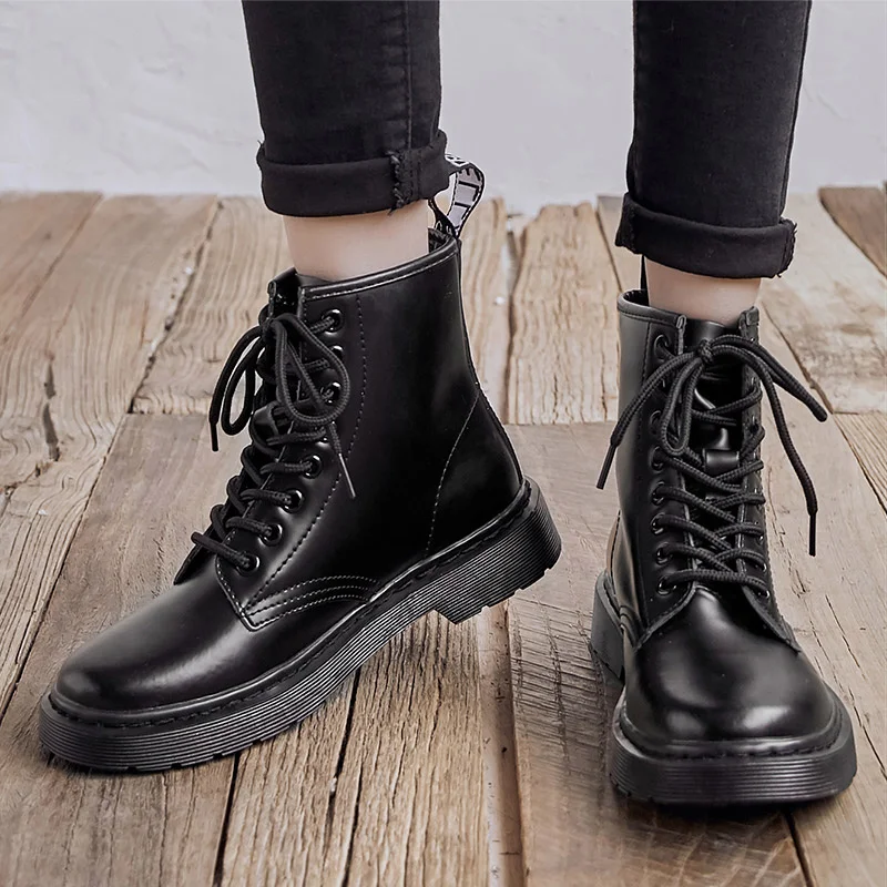 Женские ботинки обувь из мягкой кожи женские белые ботильоны мотоциклетные