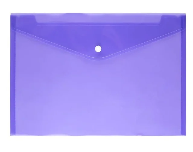 A4-purple 1 шт. прозрачный ПВХ держатель для карт для А5 А6 А7 кольца для переплета блокнот 6 отверстий сумка на молнии мешочек дневник аксессуары для планировщика - Цвет: A4-purple