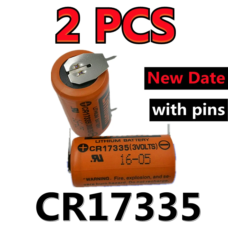2 шт./лот аккумулятор CR17335 PLC промышленные литиевые батареи 3 в CR17335(3 вольта) с