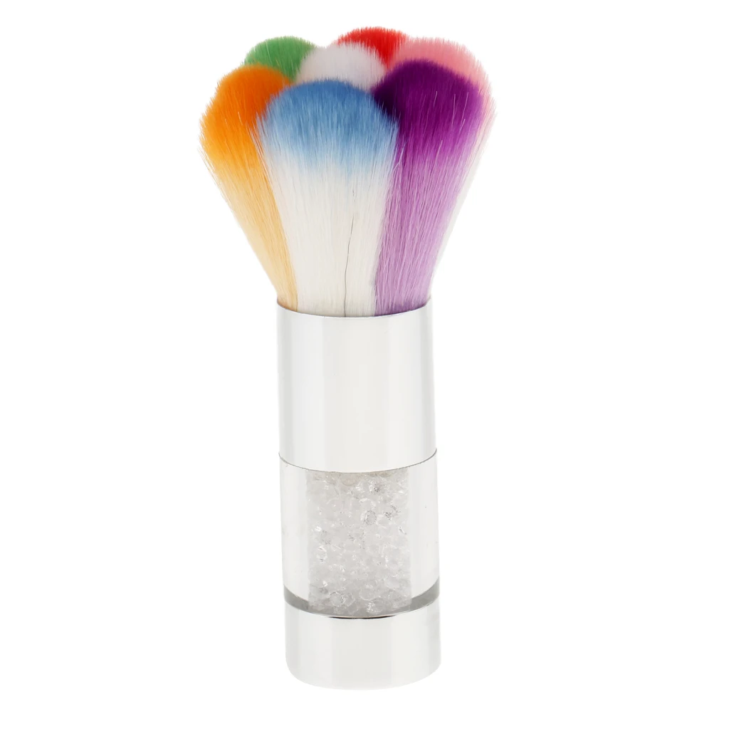 

Colorful Nail Art Brush Dust Cleaner Cleaning UV Gel Powder Remover