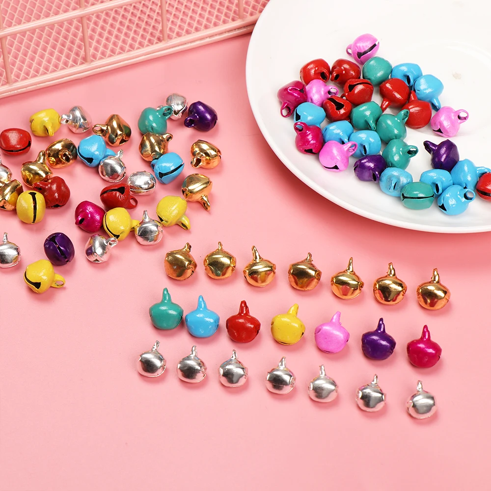 DIY ремесла Jingle Bells фестиваль Рождественская елка украшения многоцветный золото