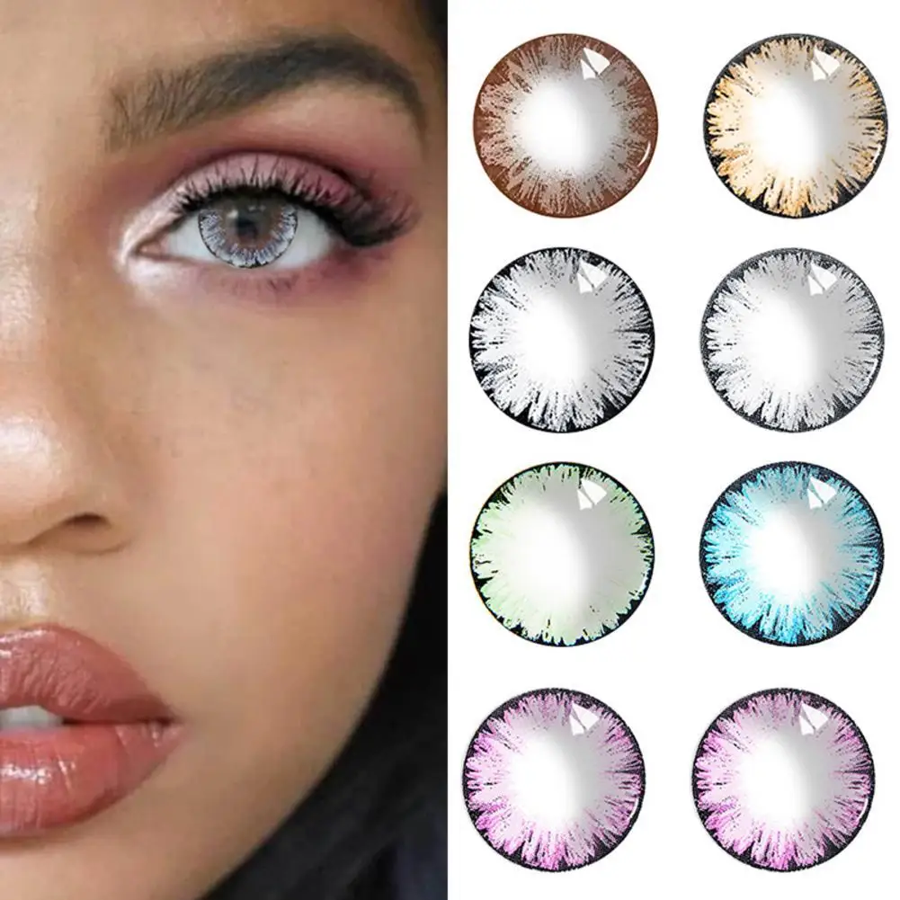 Цветные контактные линзы алмазные для ежегодных зеленых контактных линз