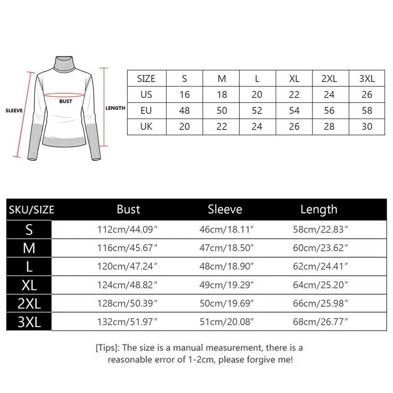 

2021 Women Turtleneck Sweater Basic Casual Solid Knit Jumper Sweater Slim Pull Femme Top Elasticity Winter Pullovers
