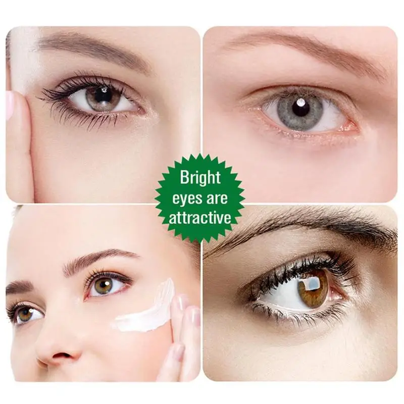 

Hyaluronic Acid Soothing Aloe Eye Care Moisturizing Eye Cream Anti Wrinkles Remove Eyes Bags Puffiness Beauty